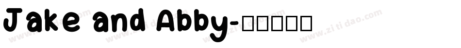 Jake and Abby字体转换